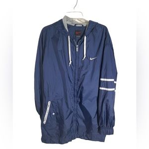 Vintage Nike Athletics Men’s Windbreaker/ Raincoat Men’s Large Full Zip Nylon